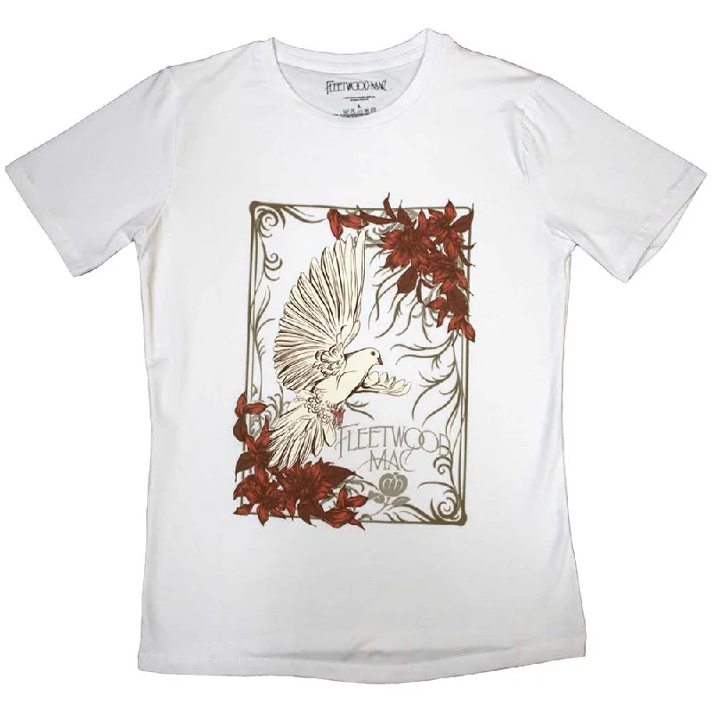 FLEETWOOD MAC Attractive Ladies T-Shirt, Dove-- Elasticated Padded Insulated