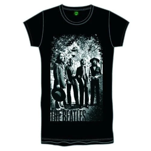 THE BEATLES T-Shirt for Ladies, Tittenhurst Lamppost-- Chenille Fabric Brocade Fabric Lace Fabric