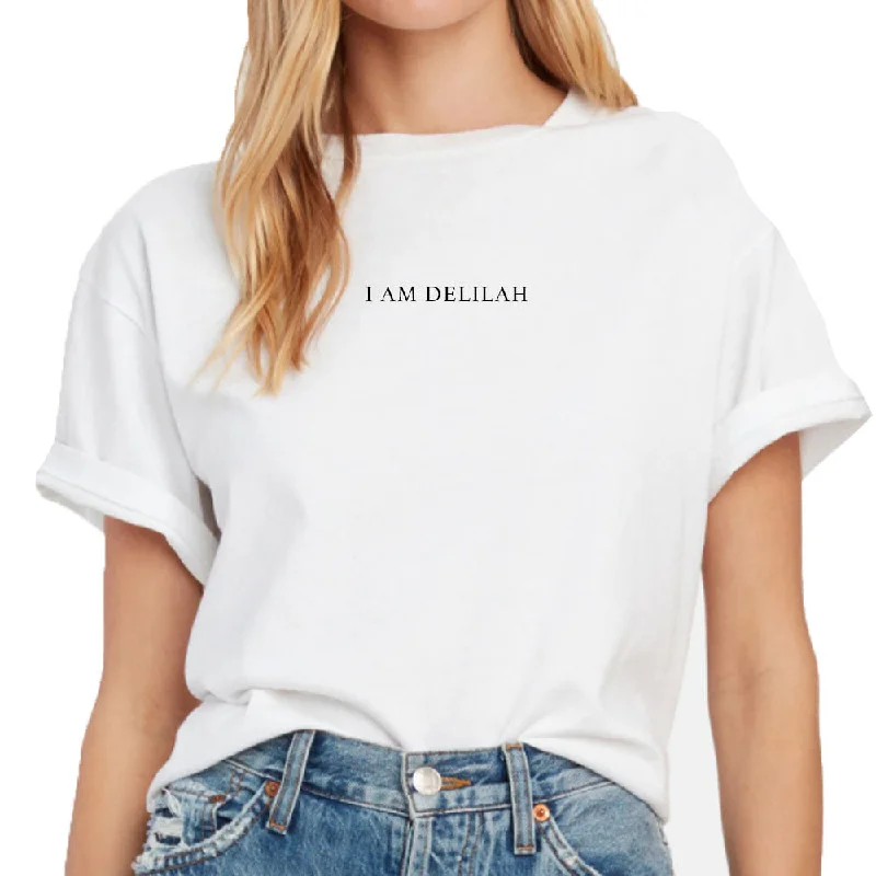 PLAIN WHITE T's Ladies T-Shirt, I Am Delilah-- Spandex Blend Rayon Blend Denim Blend