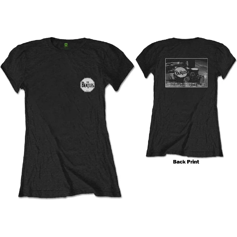 THE BEATLES T-Shirt for Ladies, Washington Coliseum-- Rayon Fabric Velvet Fabric Corduroy Fabric