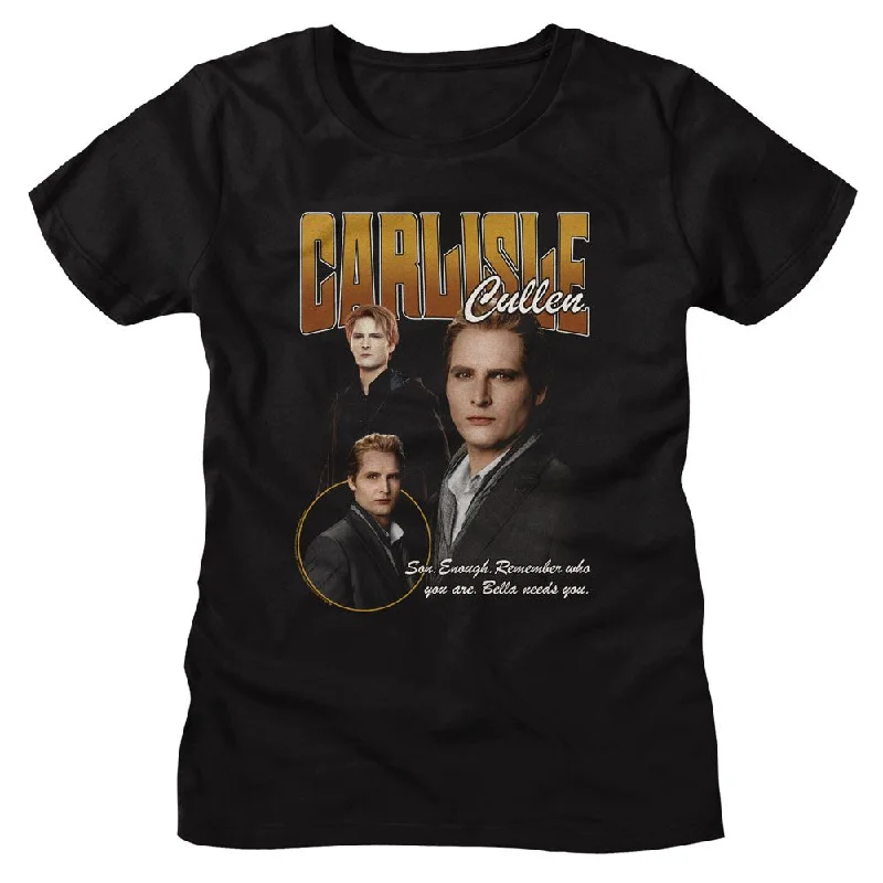 Women Exclusive TWILIGHT T-Shirt, Carlisle Bella Needs You Quote-- Cotton Fabric Linen Fabric Terry Fabric