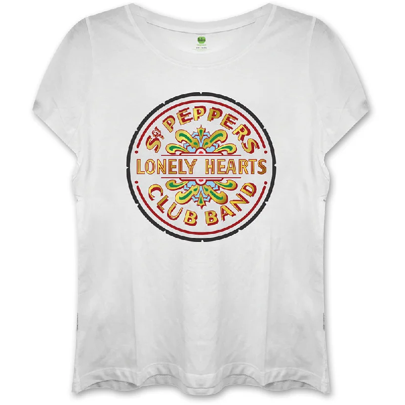 THE BEATLES T-Shirt for Ladies, Sgt Pepper-- Sequined Glittery Shiny