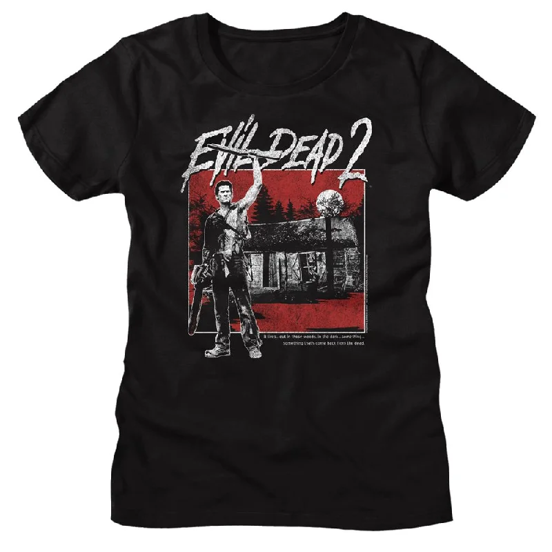 EVIL DEAD T-Shirt, Cabin Square-- Polka Dot Checkered Tartan