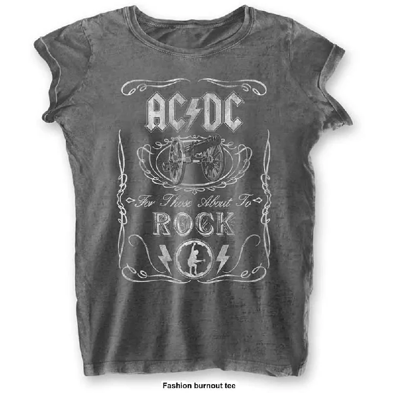 AC/DC Attractive T-Shirt, Cannon Swig-- Sequined Glittery Shiny