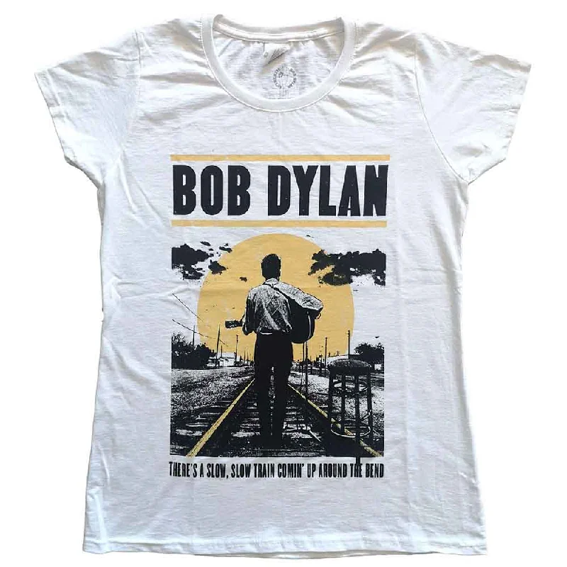 BOB DYLAN Attractive T-Shirt, Slow Train-- Cozy Warm Stylish