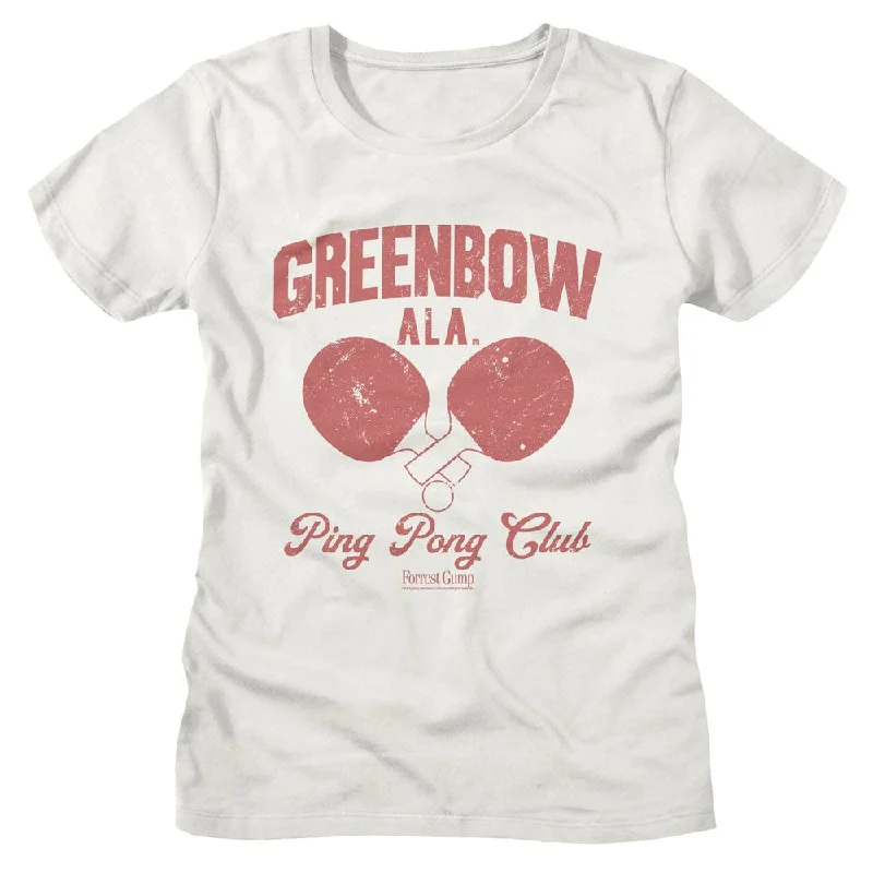 FORREST GUMP T-Shirt, Greenbow Ping Pong-- Chenille Fabric Brocade Fabric Lace Fabric