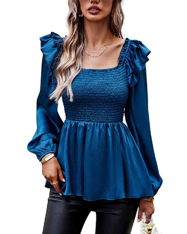 Deli.S Blouse High Neck Blouse