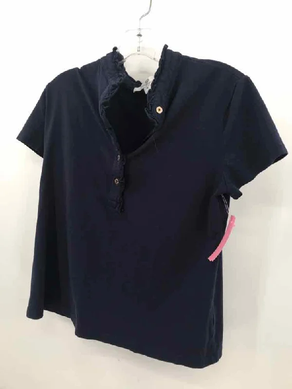 Pre-Owned Jean-Pierre Klifa Navy Size Medium Blouse Slim Fit Blouse