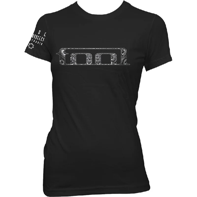 TOOL Ladies T-Shirt, Eyes Logo-- Oversized T-Shirt Spandex breathable