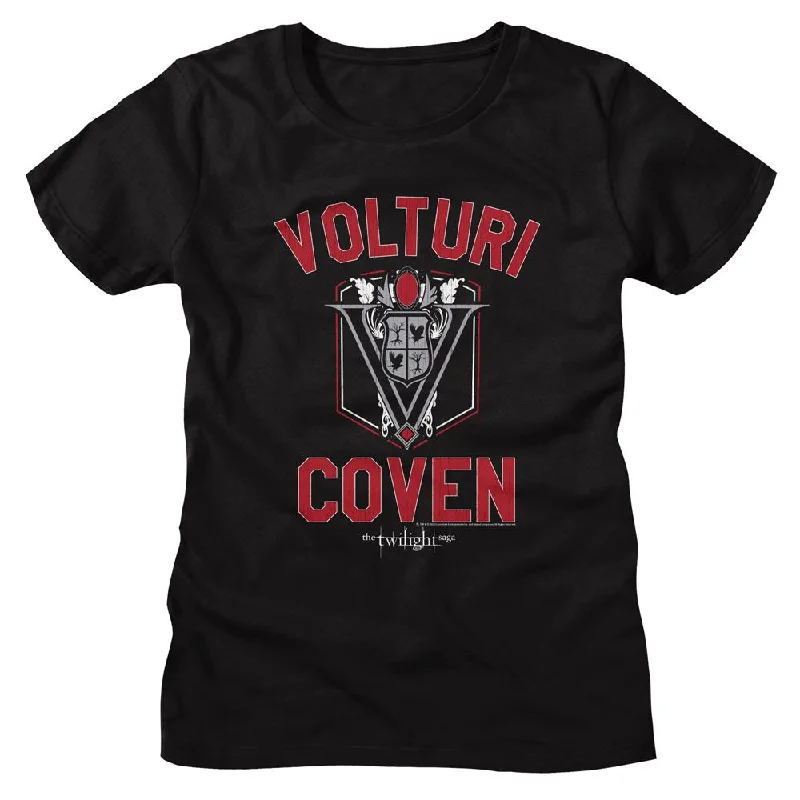 Women Exclusive TWILIGHT T-Shirt, Volturi Coven-- Satin Fabric Silk Fabric Chiffon Fabric