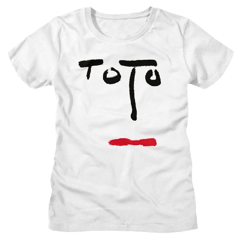 Women Exclusive TOTO T-Shirt, Turn Back face-- Solid Color Striped Floral