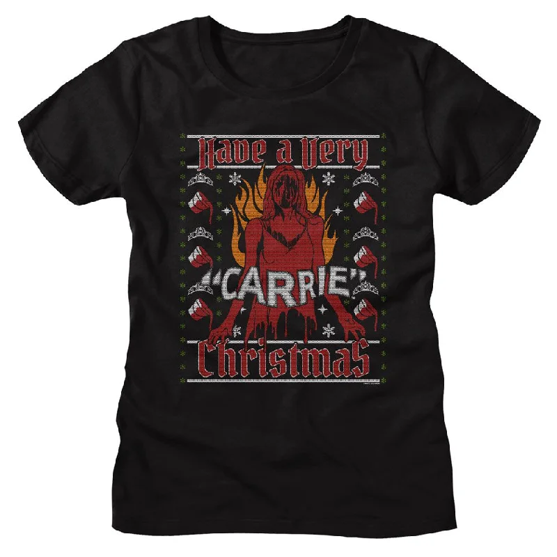 CARRIE T-Shirt, A Very Christmas-- Mesh Fabric Canvas Fabric Denim Fabric