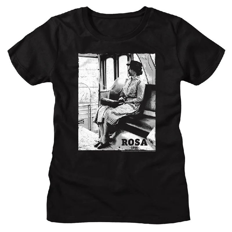 ROSA PARKS T-Shirt, Rosa Parks Bw Photo-- Spandex Blend Rayon Blend Denim Blend