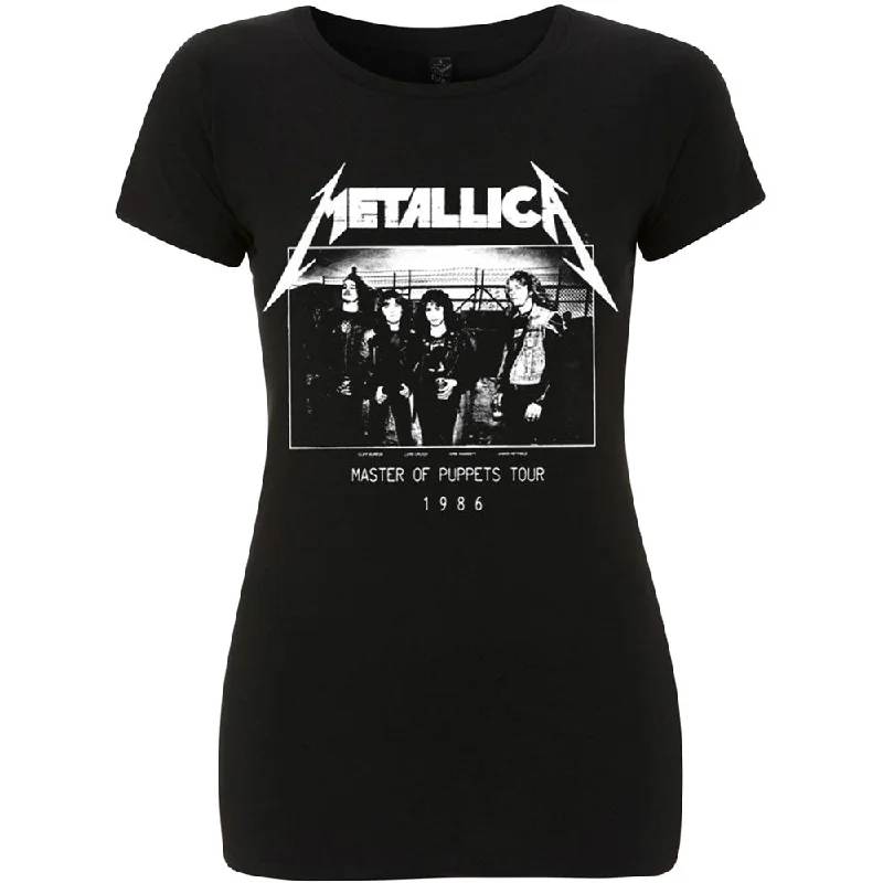 METALLICA T-Shirt for Ladies, Mop Photo Damage Inc Tour-- Iron Safe Non-Iron Wrinkle Free