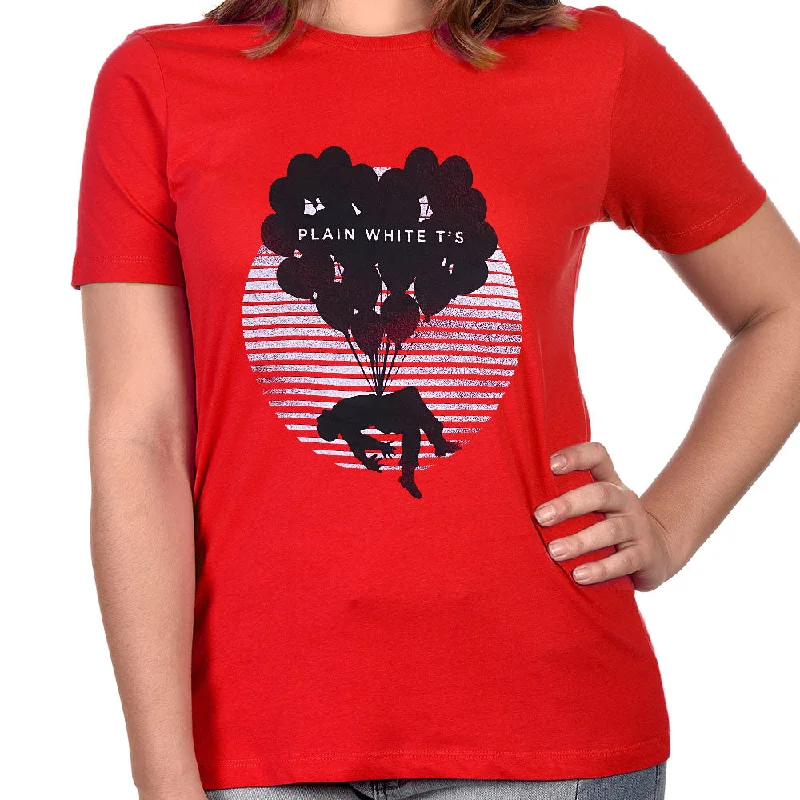 PLAIN WHITE T's Ladies T-Shirt, Balloon Man-- Terry Blend Velvet Blend Canvas Blend