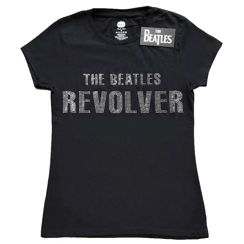 THE BEATLES T-Shirt for Ladies, Revolver-- Anti-Shrink Durable Soft