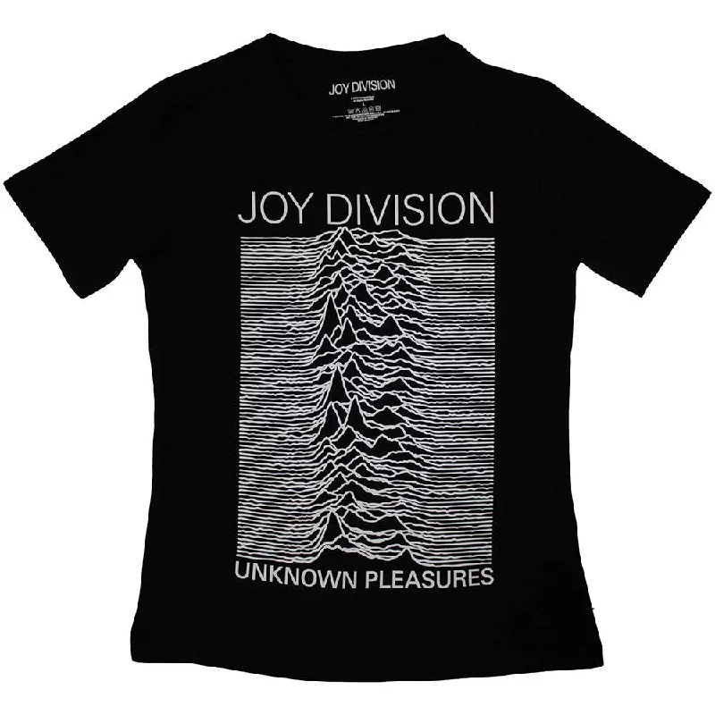JOY DIVISION Attractive Ladies T-Shirt, Unknown Pleasures Fp-- Layered Multi-layer Single Layer