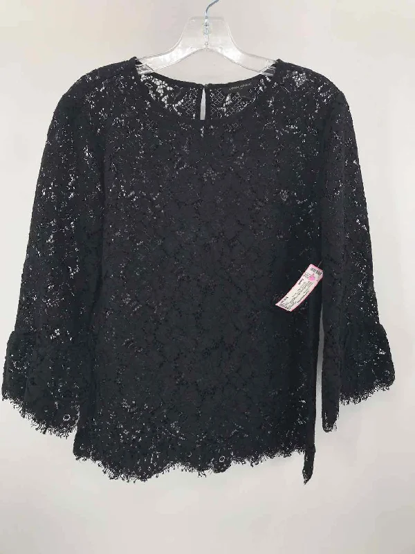 Pre-Owned Banana Republic Black Size Small Blouse Modern Work Blouse