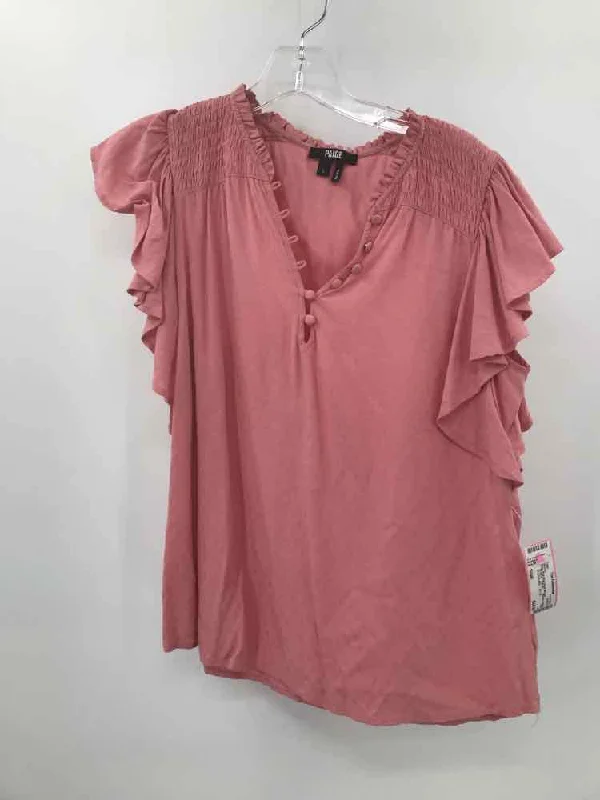 Pre-Owned Paige Pink Size Small Blouse Wrap Front Blouse