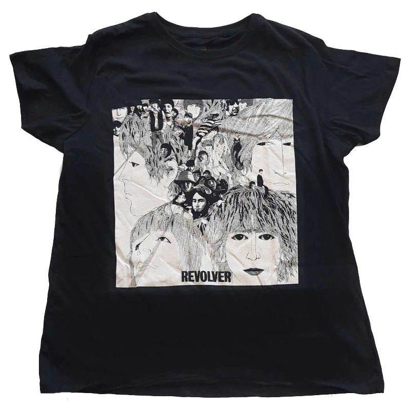 THE BEATLES T-Shirt for Ladies, Revolver Album Cover-- Lace Blend Ribbed Blend Corduroy Blend