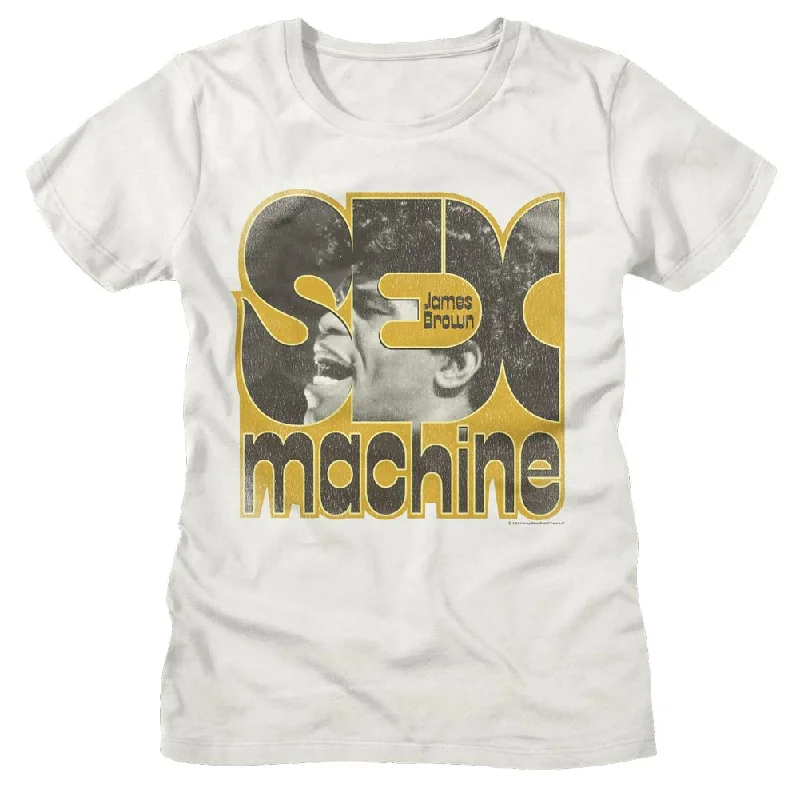 JAMES BROWN T-Shirt for Ladies, Sex Machine-- Seamless Knitted Crochet