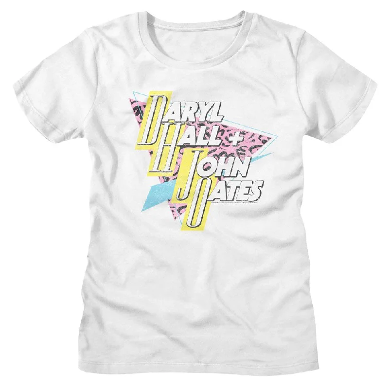 HALL AND OATES T-Shirt, 80s Triangle-- Elegant Classic Vintage