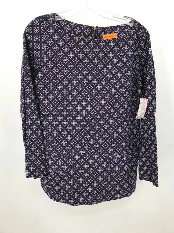 Pre-Owned Roberta Freeman Purple Size XS Long Sleeve Blouse Pastel Color Blouse