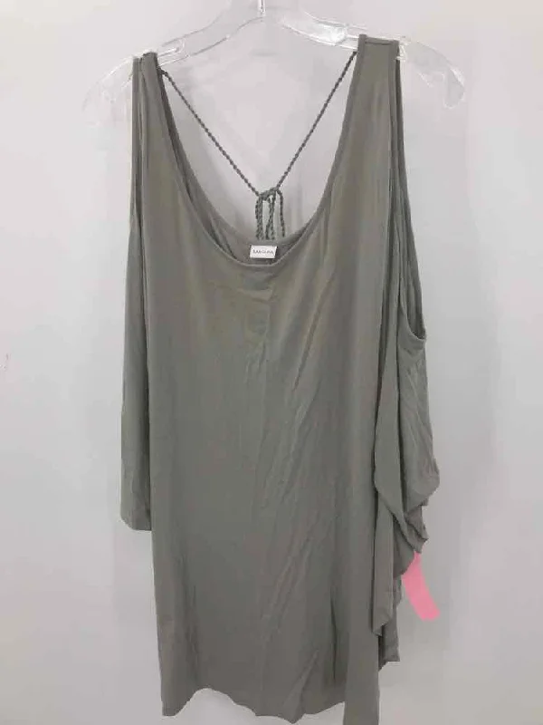 Pre-Owned Lascana Green Size 2 Blouse Business Casual Blouse