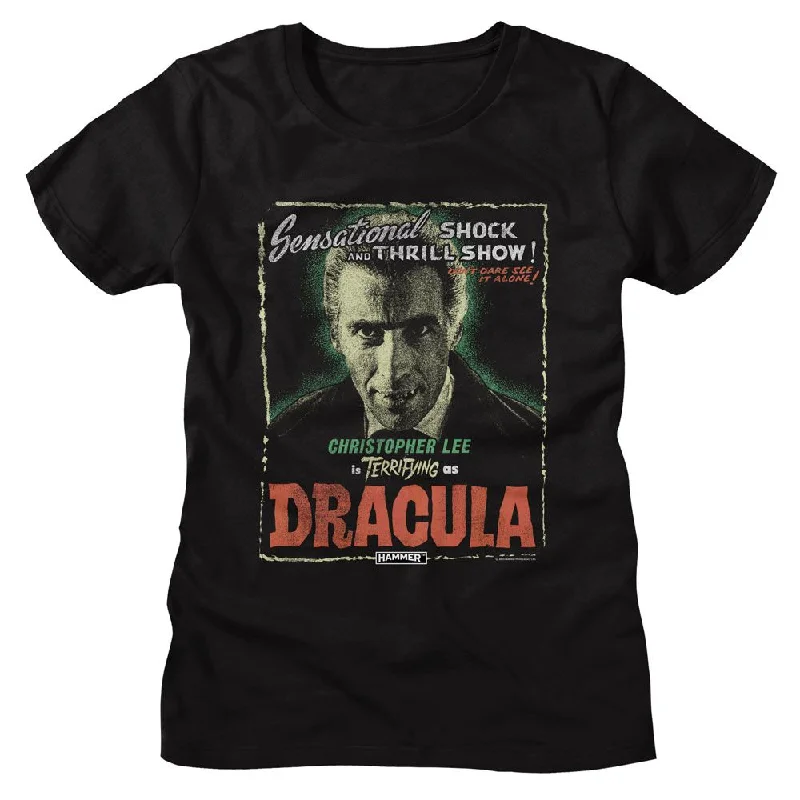 HAMMER HORROR T-Shirt, Lee As Dracula-- Modern Contemporary Chic