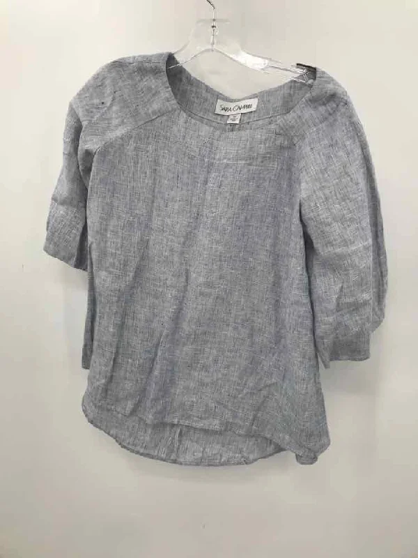 Pre-Owned Sara Campbell Blue Size XS Blouse Smart Casual Blouse