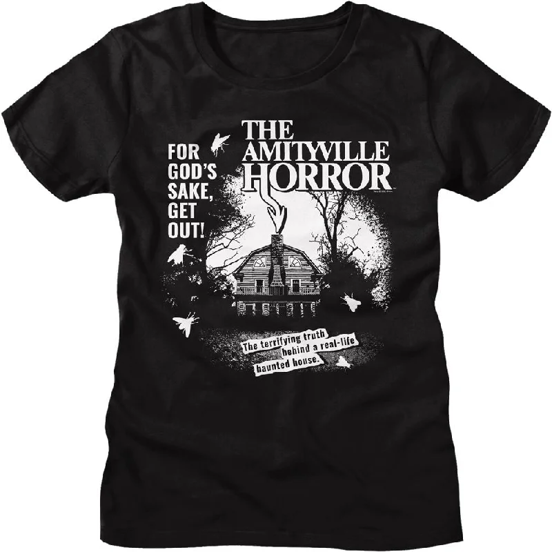 AMITYVILLE HORROR T-Shirt, 1C-- Print Jacquard Patchwork
