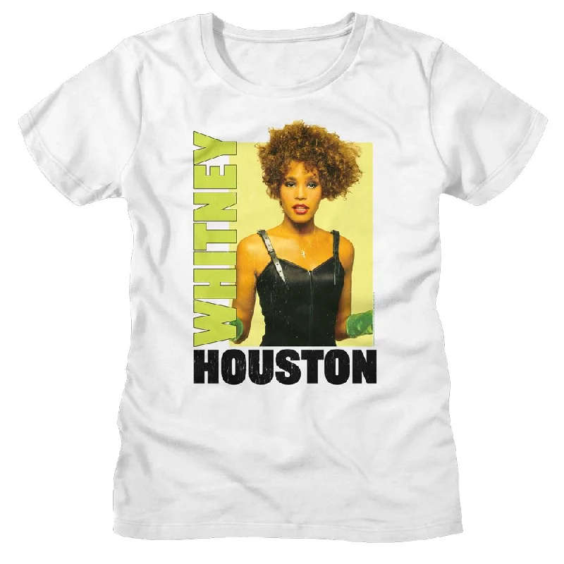 Women Exclusive WHITNEY HOUSTON T-Shirt, With Gloves-- Elasticated Padded Insulated