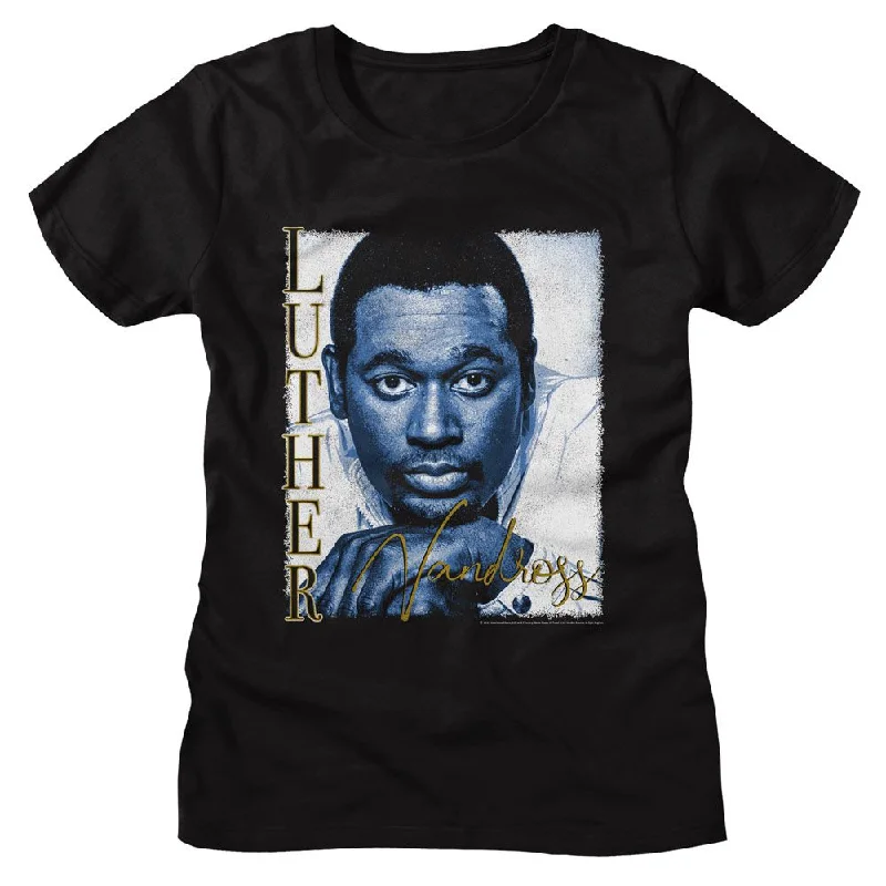 LUTHER VANDROSS T-Shirt, Luther Vandross-- Zippered Front Buttoned Front Snap Front