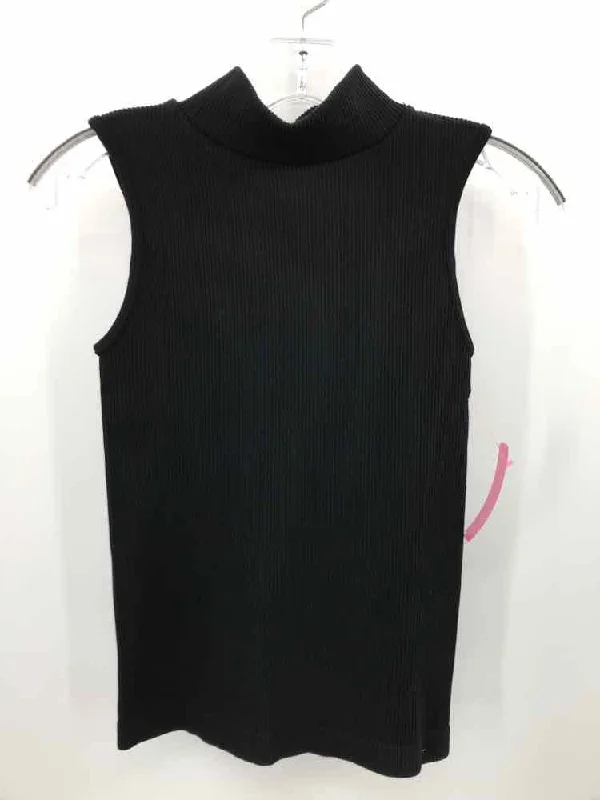 Pre-Owned Cotton Candy Black Size S/M Blouse Chic Ruffle Blouse