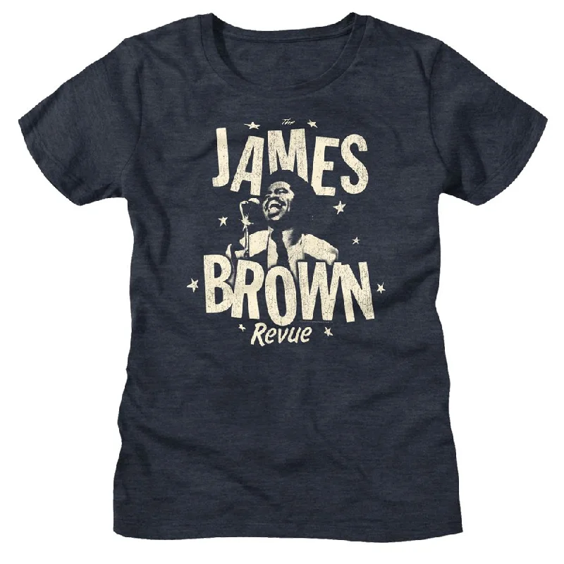 JAMES BROWN T-Shirt for Ladies, Monochrome Revue-- Anti-Shrink Durable Soft