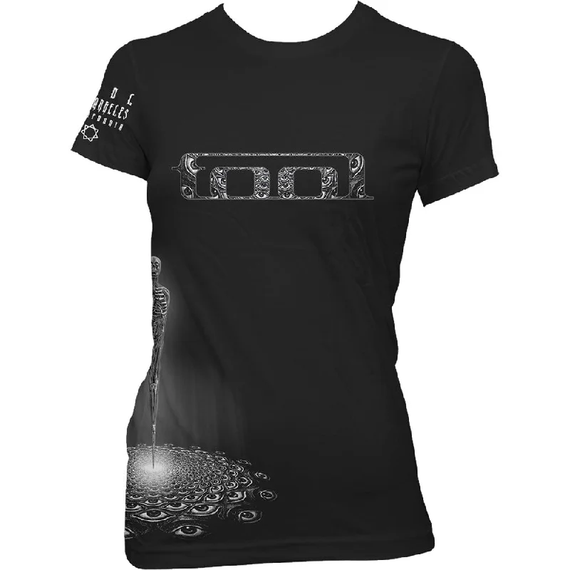 TOOL Ladies T-Shirt, Spectre Baby Dool-- V-Neck T-Shirt Long Sleeve Cotton