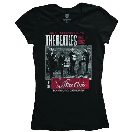 THE BEATLES T-Shirt for Ladies, Star Club, Hamburg-- Jersey Fabric Tulle Fabric Batik Fabric