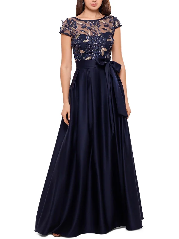 Womens Sequined Floral Evening Dress Tunics Hiking breathable