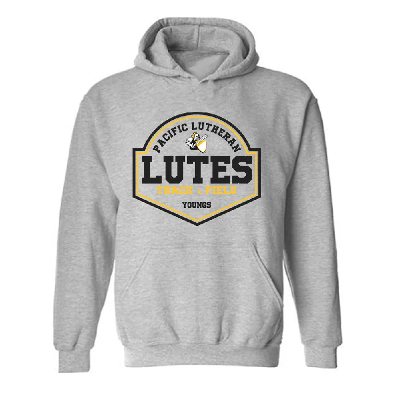 PLU - NCAA Women's Track & Field (Outdoor) : Allie Youngs - Hooded Sweatshirt Classic Fashion Shersey Hoodie with Oversized Fit Loose Comfortable