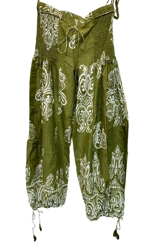 D2636 - Cotton Printed Pants Casual Sweatpants Style