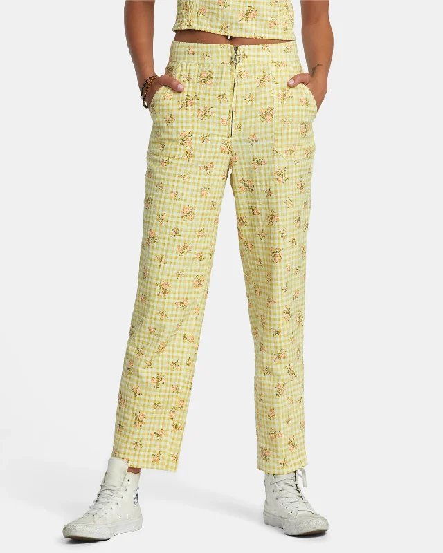 Anywhere Seersucker Pants - Golden Casual Sweatpants Style
