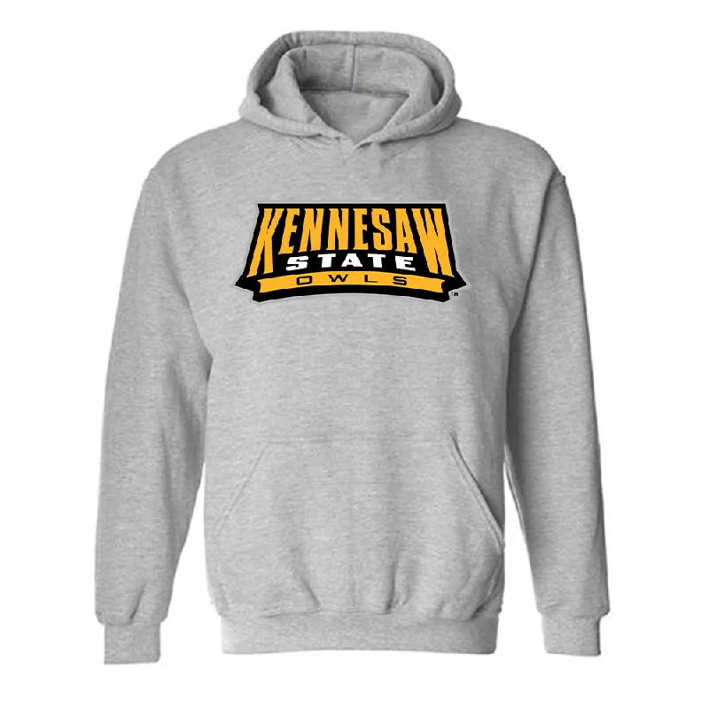 Kennesaw - NCAA Women's Track & Field (Outdoor) : Aidan Boyd - Hooded Sweatshirt Classic Fashion Shersey Hoodie with Hem Drawcord Adjustable Customizable