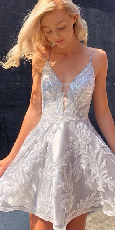 Custom Made Beaded Cute Homecoming Dress,Pageant Dress,Party Dress cg5197 Tunics Stylish elegant
