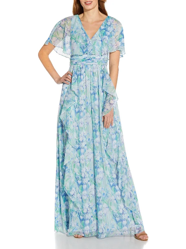 Womens Chiffon Long Evening Dress Tunics New arrival