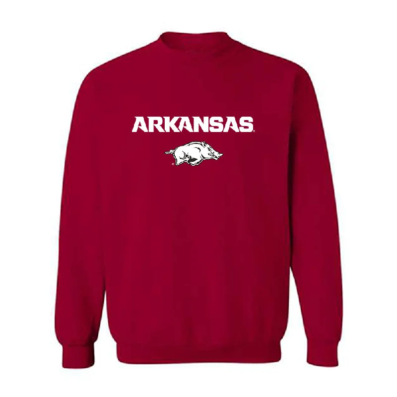 Arkansas - NCAA Women's Track & Field (Outdoor) : Alana Meeks - Crewneck Sweatshirt Classic Shersey Hoodie with Fur Luxurious Winter
