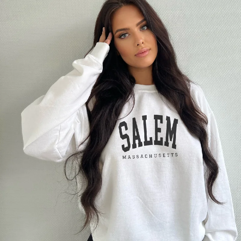 Salem Sweatshirt Hoodie with Lining Warm Insulated