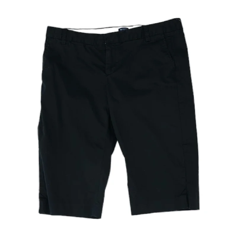 Black Solid Capri Pants Comfortable Maternity Pants