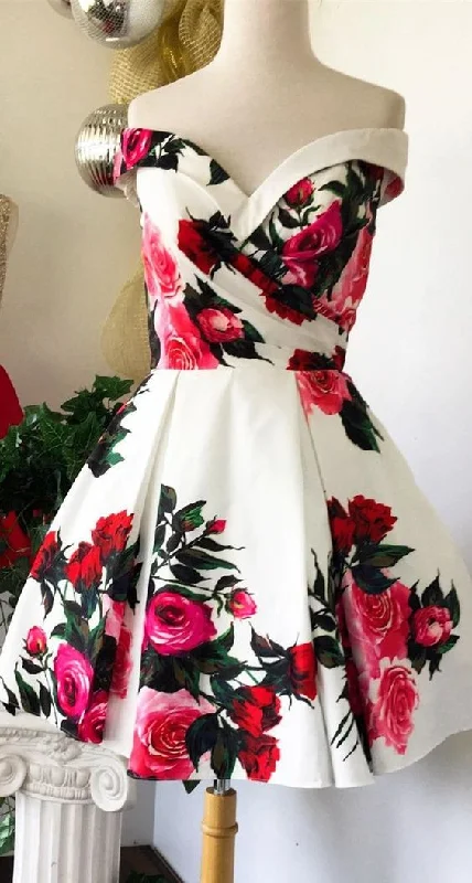 short homecoming dresses, party dresses dancing dresses cg4406 High-Low Hemline Casual