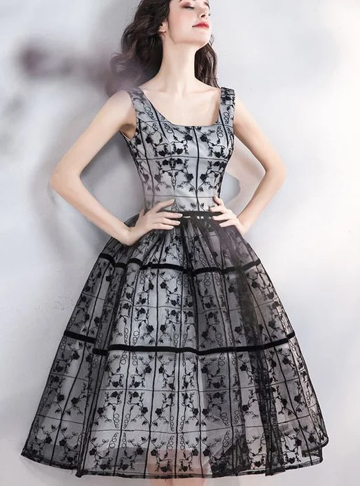 black short party dress, homecoming dress, cheap dress  cg7772 Tunics stripes playful