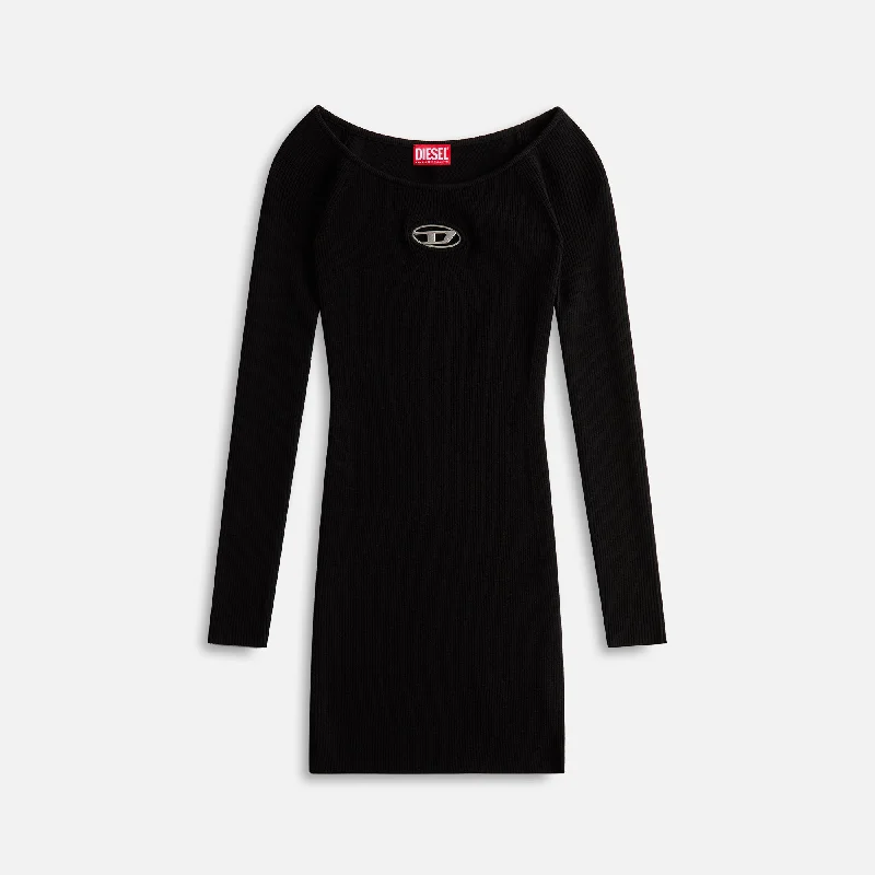 Diesel M-Vera Dress - Black Tunics Luxurious high-end